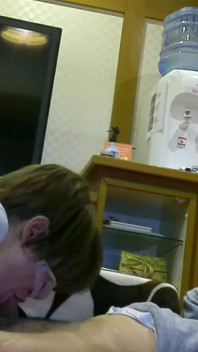 Cheating Couple POV Deep Blowjob Swallow