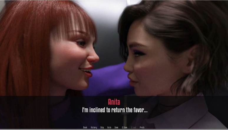 XXX Games Bunk: Anita's Internship - Gameplay - Roleplay - Lesbian Petite Teens Make Out in...