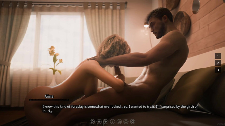 3D Cartoon Porn: The Seven Realms 28 : la première pipe de Gina et une...