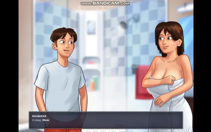 Divide XXX: Summertime Saga Mommy Debbie Shower Together