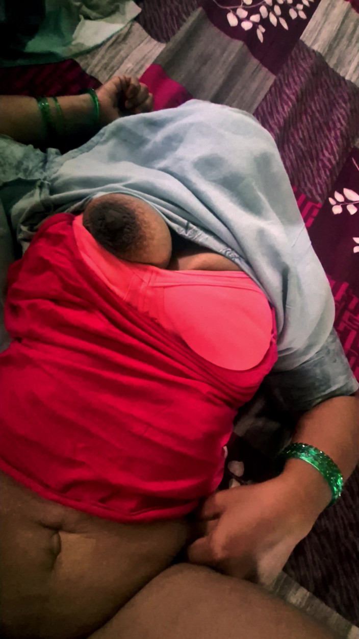 Black & white desicat: Quickie Creampie Fucking My Big Tits Bhabhi