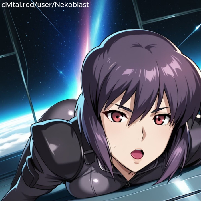 Nekoblastai: Motoko Kusanagi Ghost in the Shell Gangbang Ai