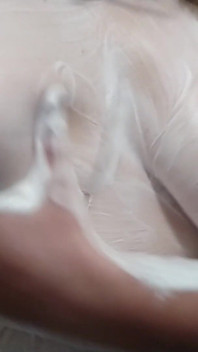 Lathering My Tits
