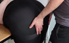 I Suck My Work Colleague and He Fucks Me in the Break Room on the Company Premises. Leggings Sports Outfit