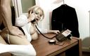 My MILF: Stoute blondine verleidt haar baas om haar op zijn bureau...