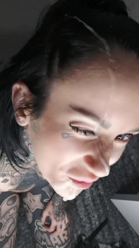 Huge cum facial