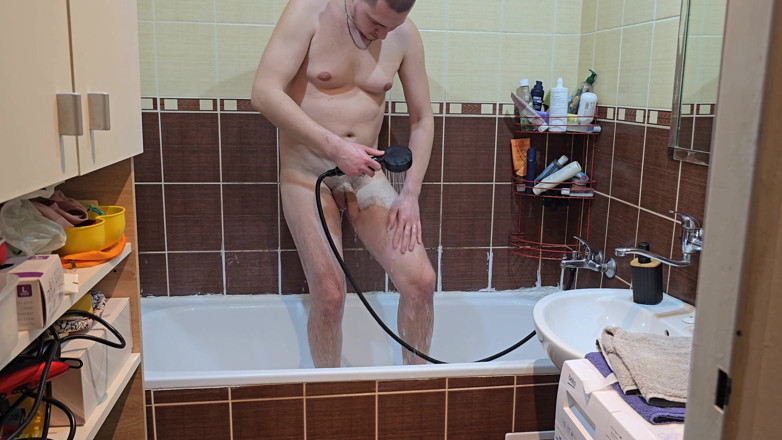 Fap_man93: Solo Shower Session