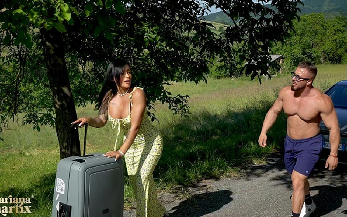 Mariana Martix: Big-ass Latina Fucks a Muscular Italian Outdoors - Mariana Martix &amp; Big...