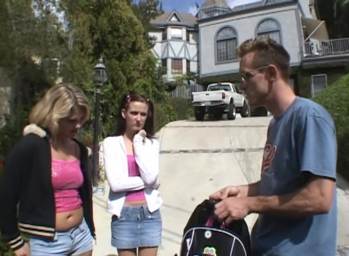 Watch Dirty Movies: Hot Teen Stepsister and Her Friend Invite Two Guys for...