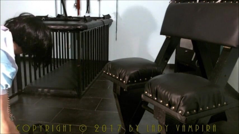 Domina Lady Vampira - SM Studio Femdom Empire: Extreme sissytraining by rubberdomme Lady Vampira Part 2