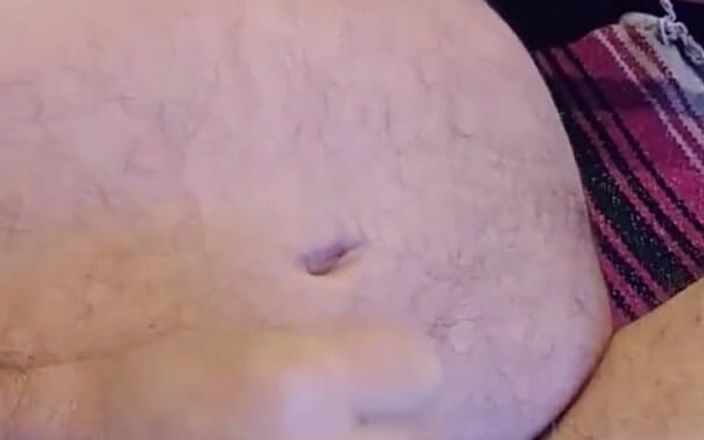 beardaddychub: Bear Jerks off in Red Sox - Close up