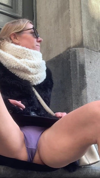 End of Winter Panty Flash