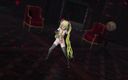 Smixix: Hatsune Miku uitkleden dans omkeerbaar campagne mmd 3D blonde haarkleur bewerken...