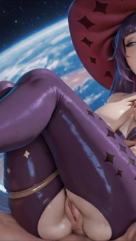 Genshin Impact Mona Anal Foot Blowjob animat