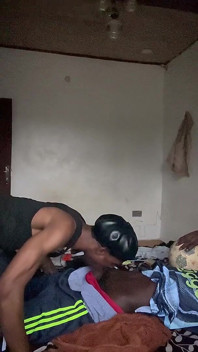 Black Boy Got Turn on by His Coach at the Training Section