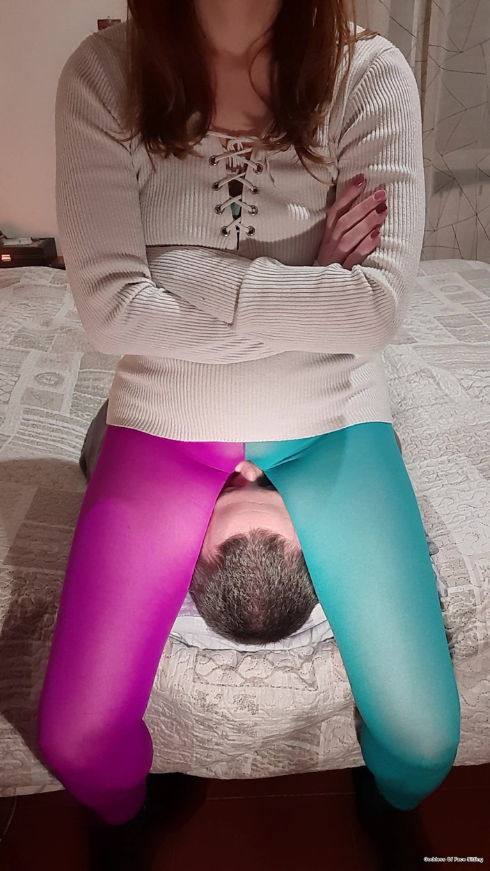 goddess82: Sexy Stephanie Smoth**s Her Poor Slave!