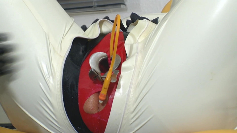 Rubber & Clinic Studio - 1ATOYS: Rubberslut on the gynchair part 1