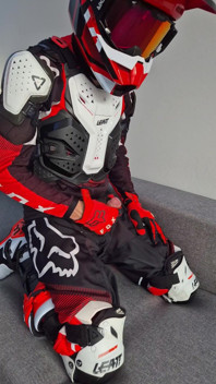 A Very Excited Biker Marked His New Fox Boots