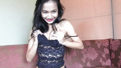 Asian Pussy Vision: Sexy spodní prádlo a sexy punčochy vám to natvrdo