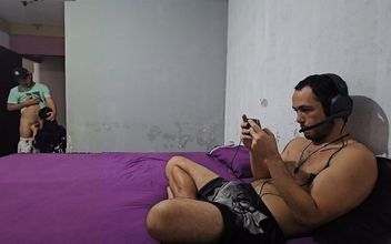 My Husband Leaves Me for the Free Fire Cuckold Game so I Have Sex with His Best Friend Risky Sex