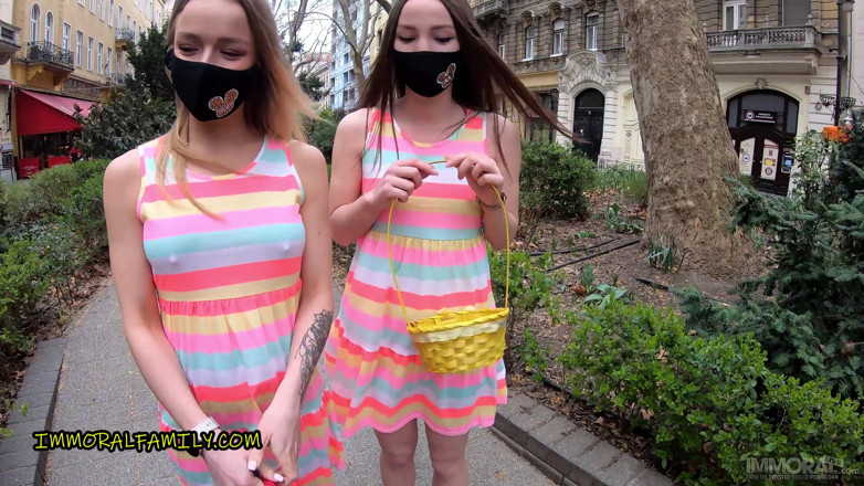 Immoral Family: Easter Egg Hunt Turns Into Taboo Hard Rough Sex for...