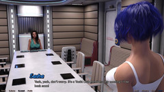 AVN Teller: 우주에 좌초 - 핫한 푸른 머리 밀프 따먹기 계획