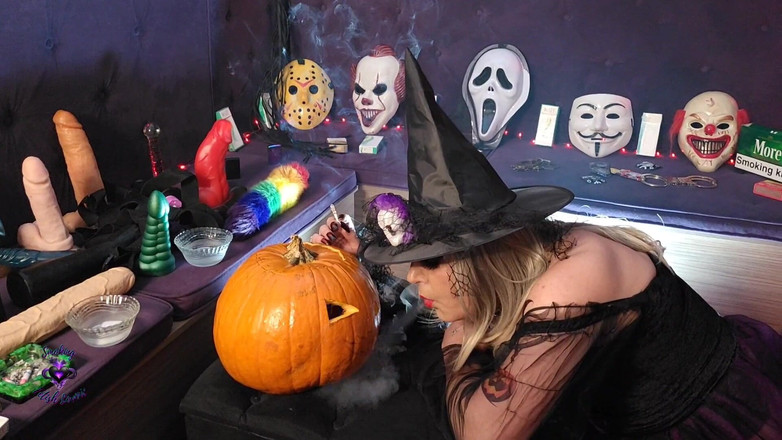 HollyCox: Misty 120-an dan melancap fantasi panas merokok