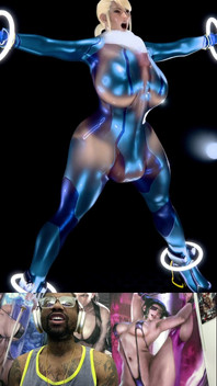 Samus Cums in Her Tight Skin Suit so Much, She Made Herself Into a Nice Warm Cummy Condom