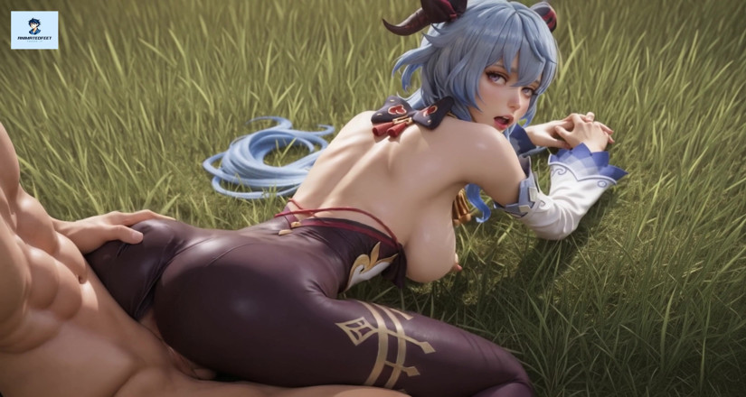 Animatedfeet: Genshin Impact Ganyu Animated Anal Footjob Titjob