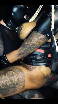 The Kinky Slut Queen dark Dea in Bonding Part. 1/2 (extreme-fetish-bondage-femdom)