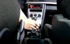 If You Love Your Car.... Sissy Rides on Gear Knob Until Cumshot