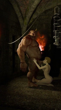 Captivă în Temnița Orcilor - Fata Elf Face Deepthroat și Face Sex Anal Dur
