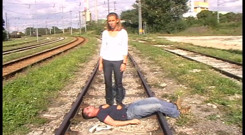 Femdom Austria: Šlapání na kolejích