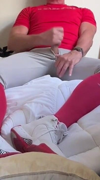 Alpha Baseball Playerjockdad87 Is at It Again Shooting His Jock Cum in Baseball Gear