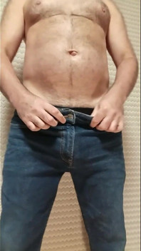 I Jerk off in Sexy Leather Panties
