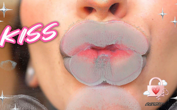 Rarible Diamond: Creamy Silver Melting Kiss Close up