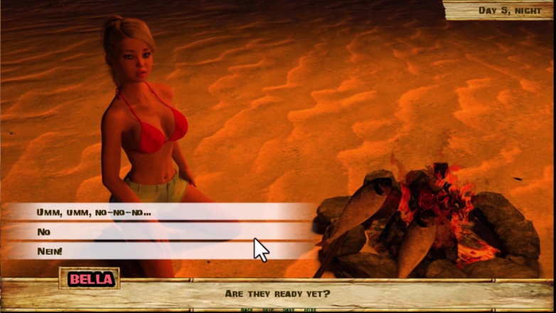 Johannes Gaming: Pulau Lewd #5 - dia benar-benar suka menghisap zakar seolah-olah dia seorang...