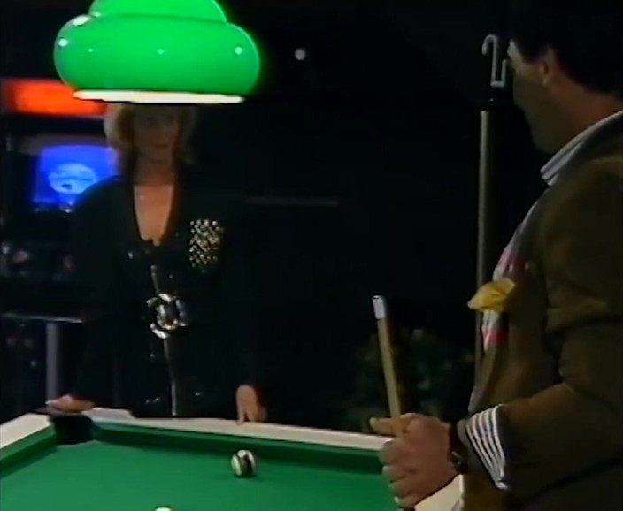 Vintage Climax: Alluring milf gets banged and jizzed on the pool table