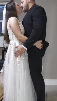 An meiner cuck-hochzeitsnacht von meinem stier besamt werden