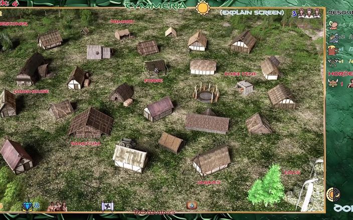 Gaming vision: Barbarian Conquests-v0.3.1 Gamplay with Sex Scene Part 3