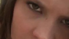 Tattooed teen sucks and fucks to enjoy hot cum on her face
