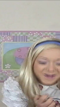Cosplaying Blonde Teen 18 Year Old Girl Masturbates