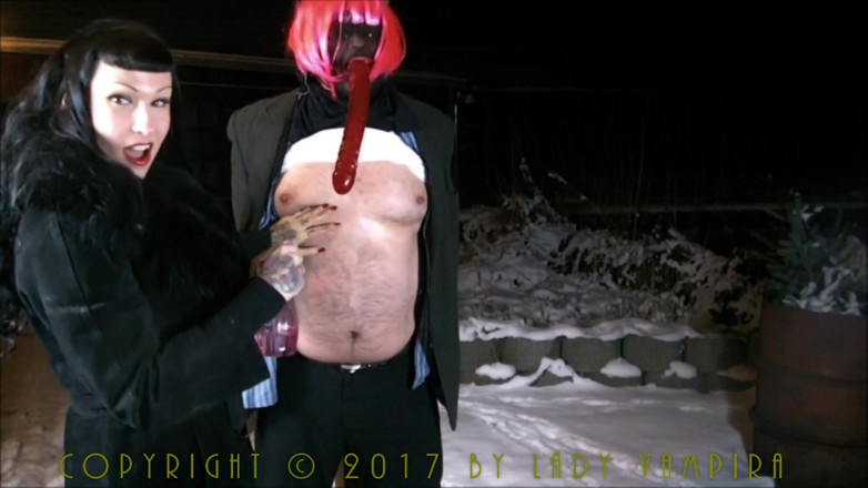 Domina Lady Vampira - SM Studio Femdom Empire: Dominated by Findom Lady Vampira Part 2 - Icecold Sissytraining