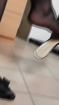Cum on Feet: Barefoot & Nylon Footjob Cumshot Compilation #02 - Dame Olga 