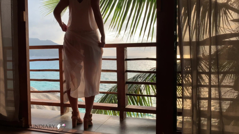 Projectsexdiary: Making a baby at honeymoon balcony fuck