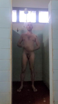 I Am Hot Fun Showering My Foreskin at Country Club