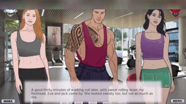 3DXXXTEEN2 Cartoon: Alfa fitnessta bir alfa erkek. 3 boyutlu porno çizgi film seks