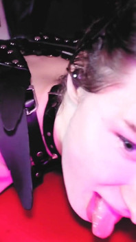 Paní Eva Latexová trojka hardcore deepthroat šukání Anál Ekaterina Krieg Femdom BDSM žhavý sexy fetiš velký péro