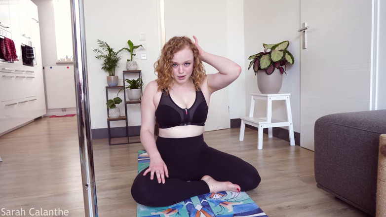 Sarah Calanthe: Yoga-lehrerin wichsanleitung &amp; gegenseitige masturbation