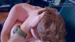 ACoupleOfGuys: Je tak dobrý v sání mého obrovského neoholeného ptáka / šťavnaté kouření...